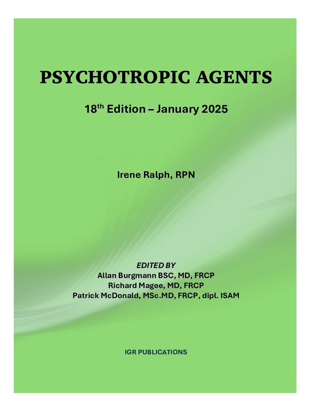 Cover PSYCHOTROPIC AGENTS Psychotropic Agents Cover - 2019